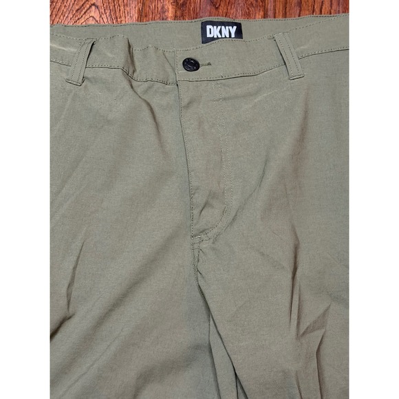 Dkny Other - DKNY Mens Olive Green Cargo Shorts Size 36 Nylon Spandex Stretch Hiking Outdoor